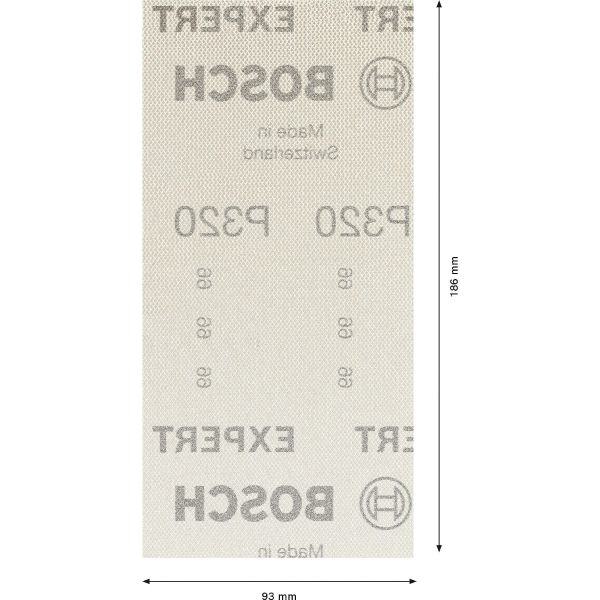 Шліфлист Bosch Expert M480 93x186 мм, G 320, 50 шт (2608900759)