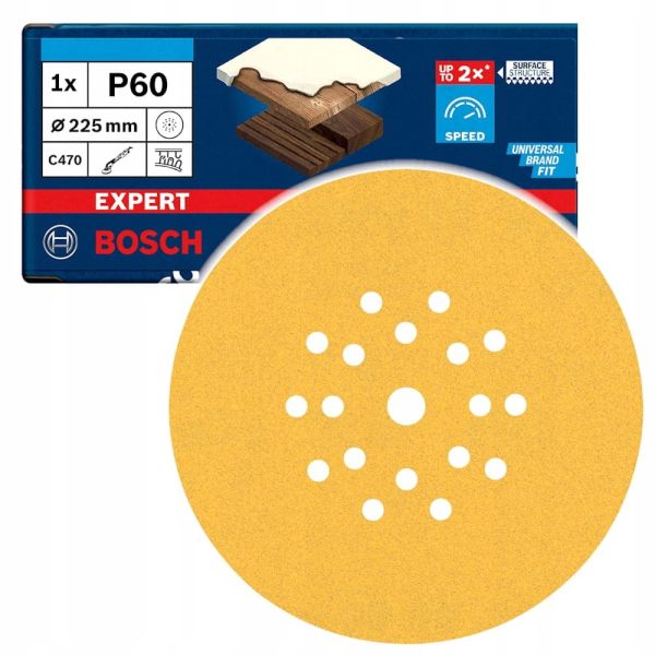 Шліфувальний круг Bosch Expert C470 225 мм, зерно 60, 25 шт (2608901147)