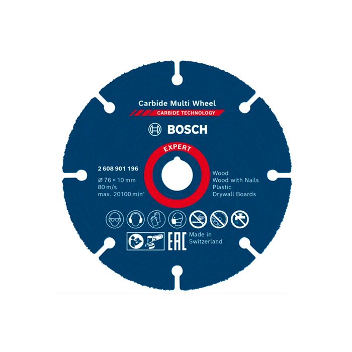 Круг відрізний Bosch Carbide 76x10mm (2608901196)