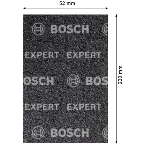 Нетканий шліфувальний лист Bosch Expert N880 152x229 мм, середній S (2608901213)