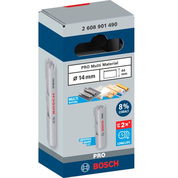 Коронка Bosch PRO Multi Material 14 мм з різьбленням (2608901490)