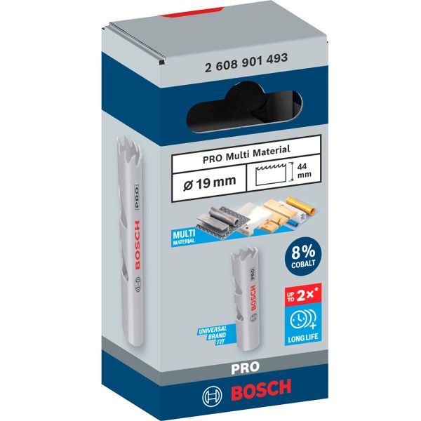 Коронка Bosch PRO Multi Material 19 мм з різьбленням (2608901493)