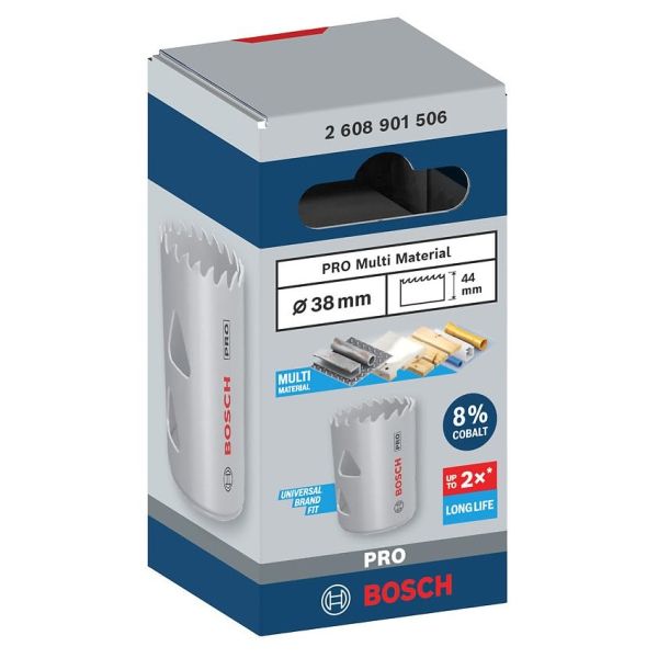 Коронка універсальна Bosch PRO Multi Material PC Plus, 38x44 мм (2608901506)