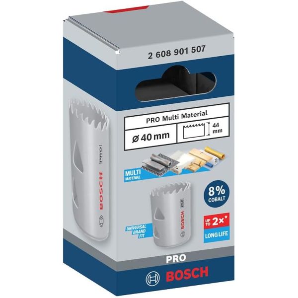 Коронка універсальна Bosch PRO Multi Material PC Plus, 40x44 мм (2608901507)