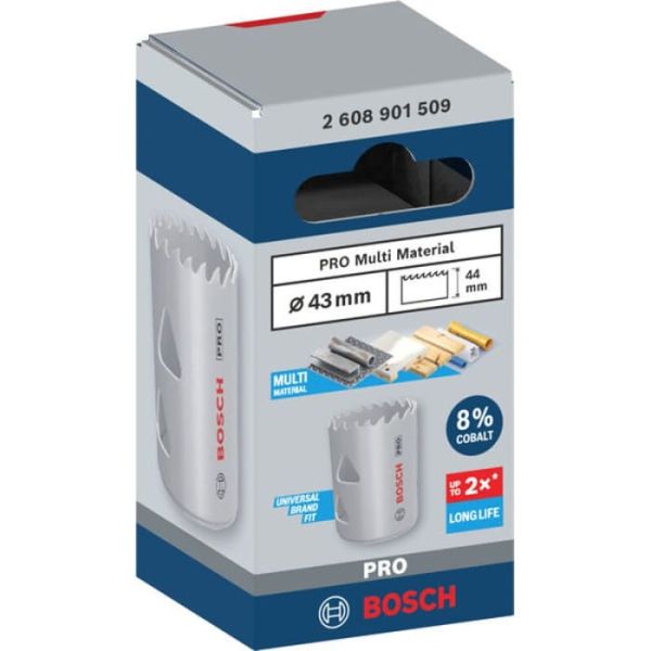Коронка універсальна Bosch PRO Multi Material 43 мм (2608901509)