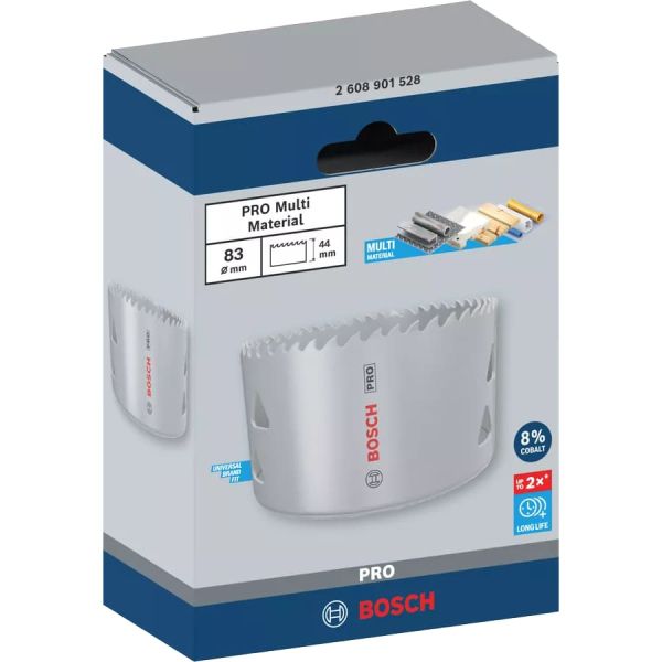Коронка Bosch PRO Multi Material 83 мм з різьбою (2608901528)