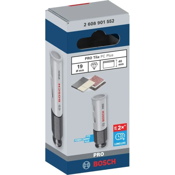 Коронка Bosch PRO Tile PC Plus 19х40 мм (2608901552)