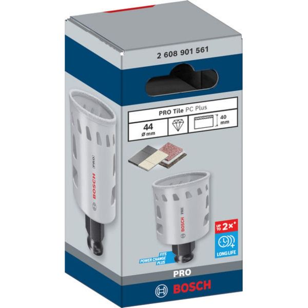 Коронка Bosch PRO Tile PC Plus, 44 мм, HS (2608901561)