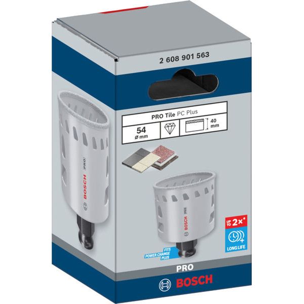 Коронка Bosch PRO Tile PC Plus, 54 мм, HS (2608901563)