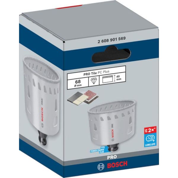 Коронка Bosch PRO Tile PC Plus, 68 мм, HS (2608901569)