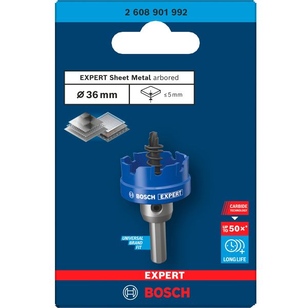 Коронка для листового металу Bosch Expert Sheet Metal 36x5 мм (2608901992)