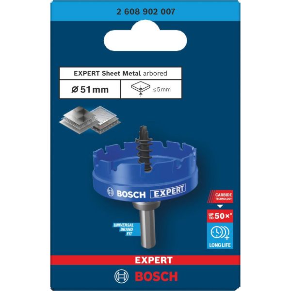 Коронка для листового металу Bosch Expert Sheet Metal 51х5 мм (2608902007)