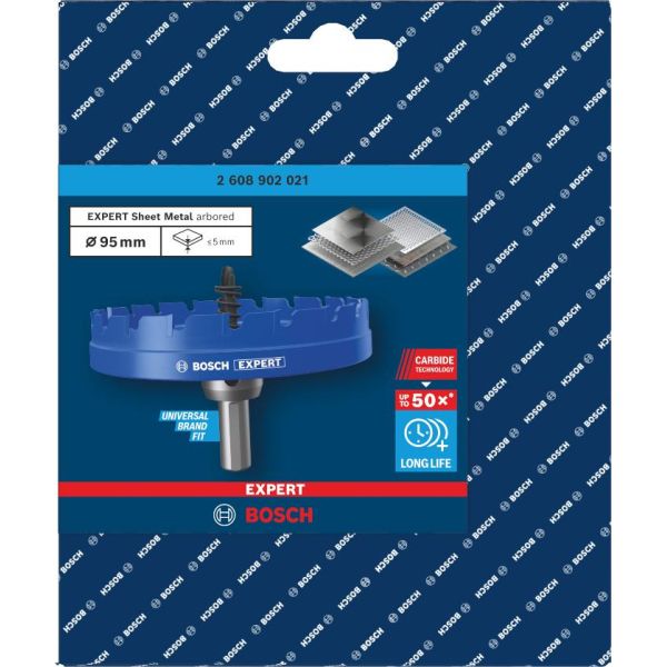 Коронка для листового металу Bosch Expert Sheet Metal 95х5 мм (2608902021)