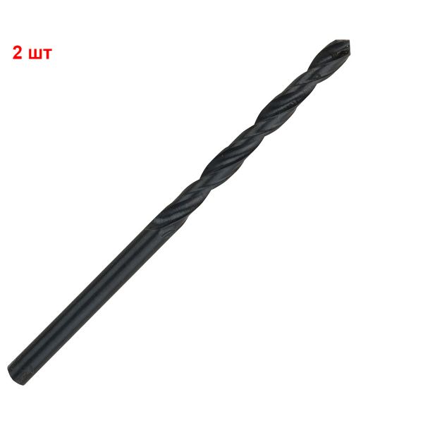Свердло спіральне Bosch HSS-R, 4х43х75 мм, 2 шт (2609255007)