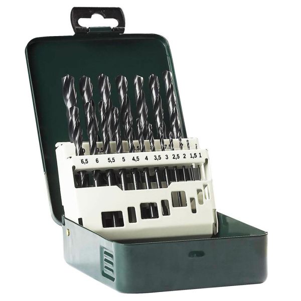 Набір свердел спіральних Bosch HSS-R DIN 338, 1-10 мм, 19 шт (2609255032)