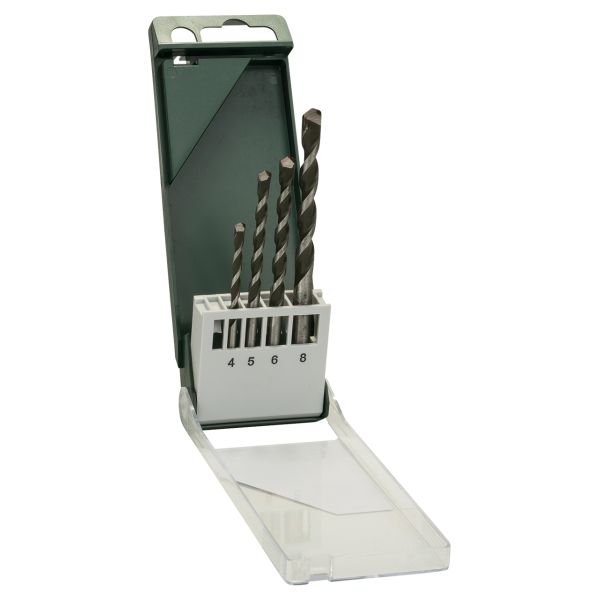 Набір свердел спіральних Bosch DIY, 4-8 мм, 4 шт (2609255480)