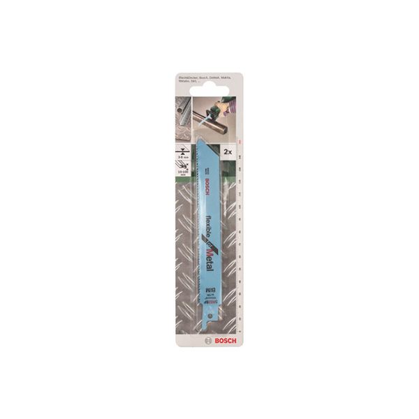 Пильное полотно по металлу Bosch S922B, 150 мм, (2 шт.) (2609256705)