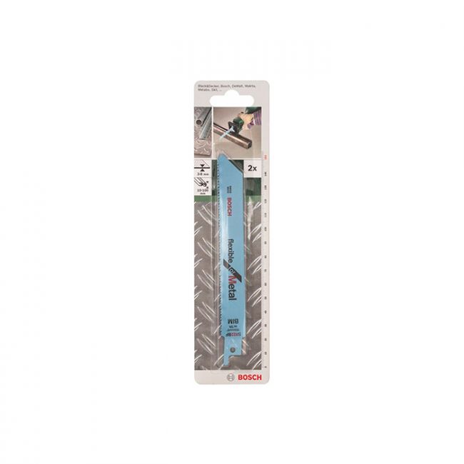 Пильное полотно по металлу Bosch S922B, 150 мм, (2 шт.) (2609256705)