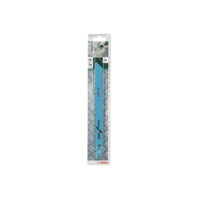 Пильное полотно по металлу Bosch S1122BF, 225 мм, (2 шт.) (2609256707)