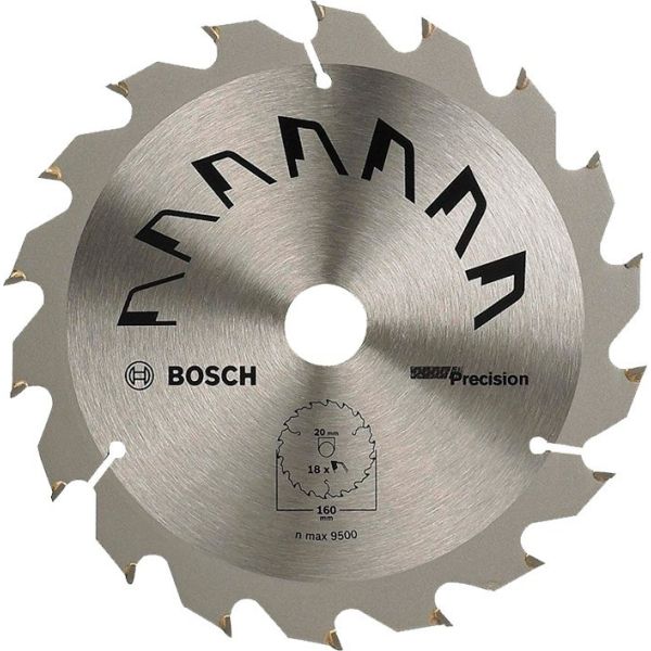 Пиляльний диск Bosch Precision GP WO H 160?2,5?20, 18 зубів (2609256855)