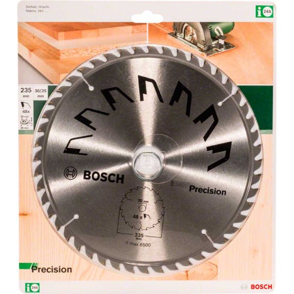 Пиляльний диск Bosch Precision 235х30/25х2,5 мм 48 зубців (2609256877)