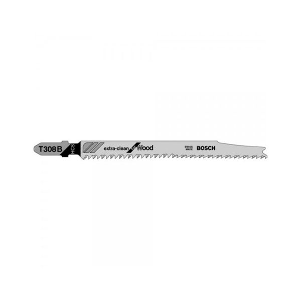 Пильное полотно по дереву Bosch Extra-Clean for Wood HCS, T308B (2 шт.) (2609256A05)