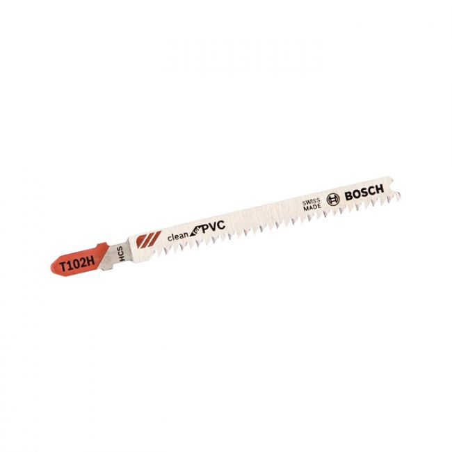 Пильное полотно по пластмассе Bosch Clean for PVC HCS, T102H (2 шт.) (2609256C57)