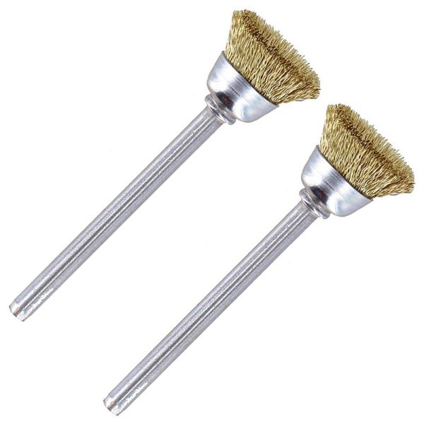 Щітка м'яка із латуні Dremel 13 мм (536), 2 шт (26150536JA)