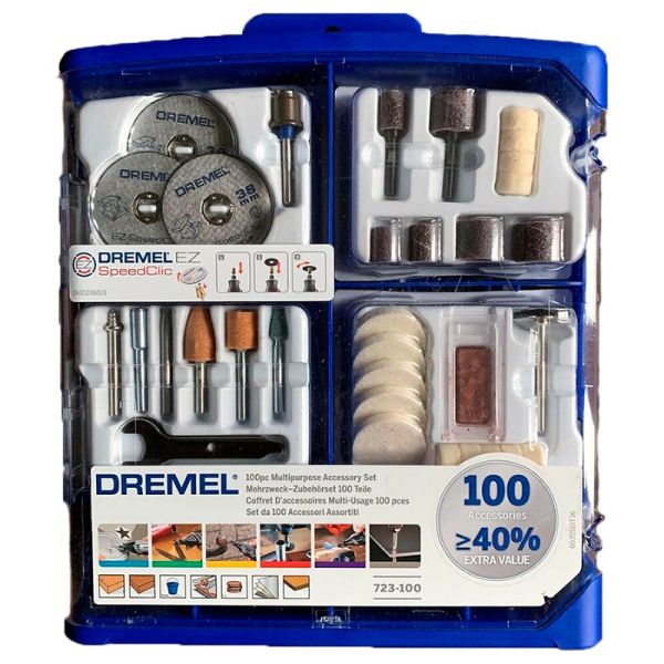 Набір багатофункціональних насадок Dremel 100 шт (723) (2615S723JA)