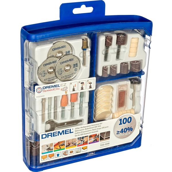 Набір багатофункціональних насадок Dremel 100 шт (723) (2615S723JA)