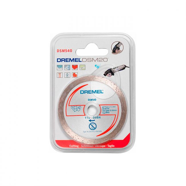 Диск алмазный отрезной Dremel DSM540 77х11 мм (2615S540JB)