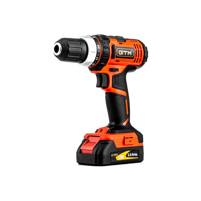 Акумуляторний дриль-шурупокрут GTM DS18/40P (2690)
