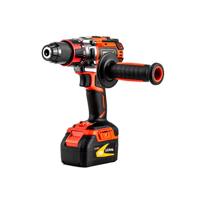 Акумуляторний ударний дриль-шурупокрут GTM DSI18/75BL (2691)