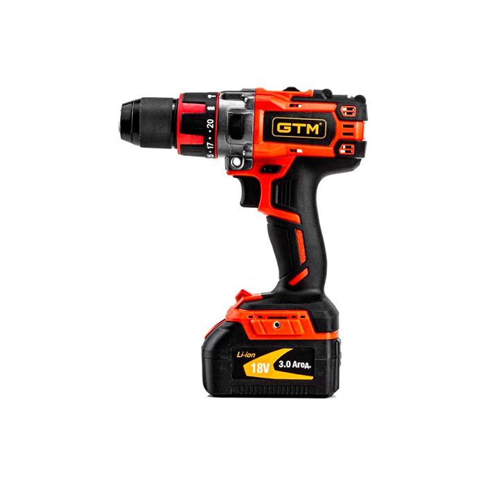 Акумуляторний ударний дриль-шурупокрут GTM DSI18/75BL (2691)