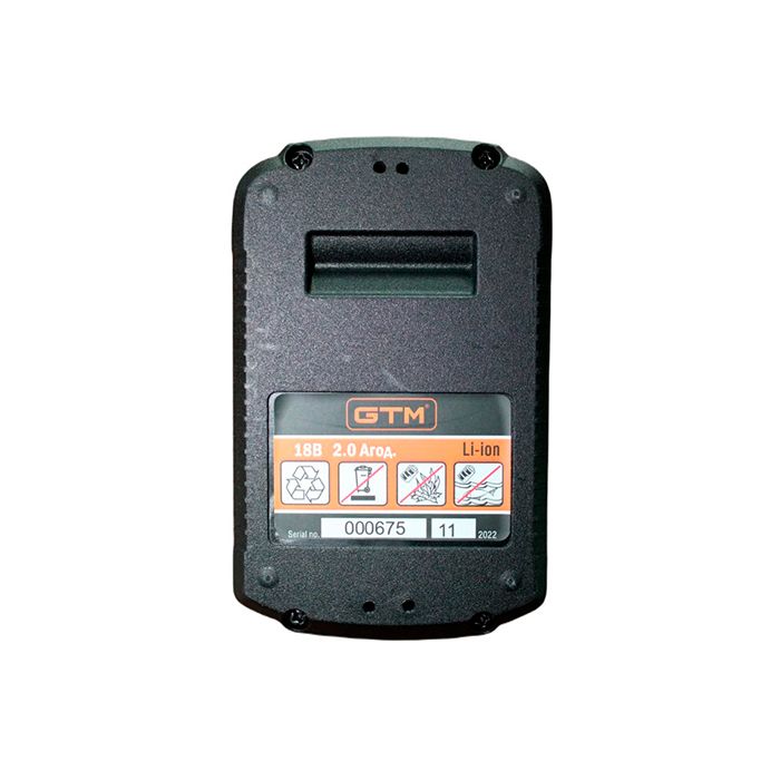 Акумулятор Li-Ion GTM B18V/3Аh 18 В 3 А*год для шурупокрута (2701)