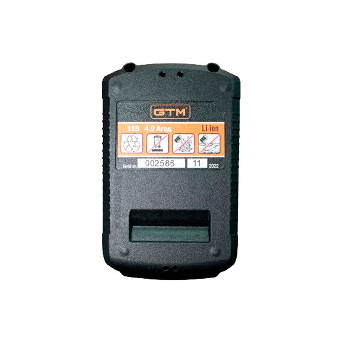 Акумулятор Li-Ion GTM B18V/4Аh 18 В 4 А*год для шурупокрута (2702)