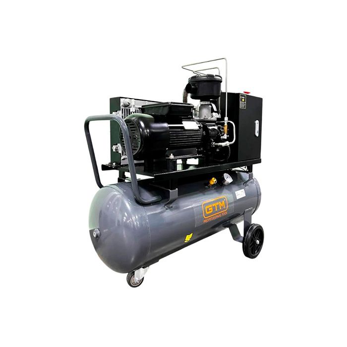 Гвинтовий повітряний компресор 100 л GTM DLG3V 380 масляний (DLG3V 380) (27291)