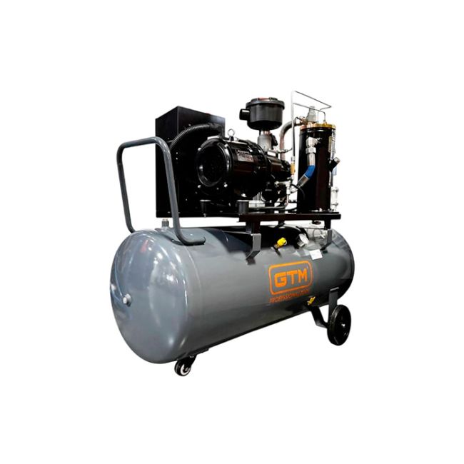 Гвинтовий повітряний компресор 200 л GTM DLG5.5V/inv масляний 380В/інвертор (DLG5.5V/inv) (27350)