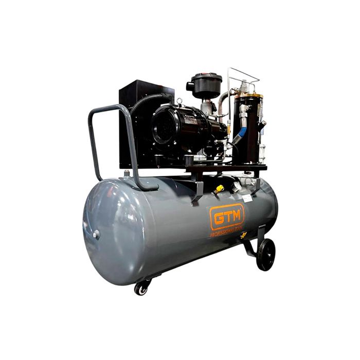 Гвинтовий повітряний компресор 200 л GTM DLG7.5V/inv масляний 380В/інвертор (DLG7.5V/inv) (27351)
