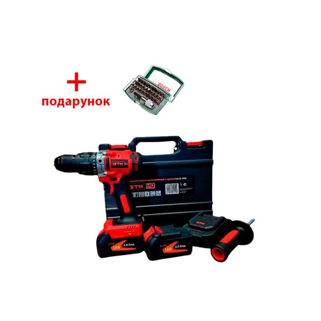 Акумуляторний ударний шурупокрут GTM DS18/80BL (2898)