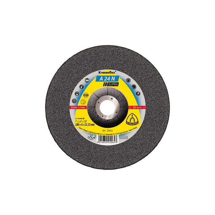 Зачистной круг Kronenflex Klingspor SUPRA A24N 125X6X22,23 (2922)