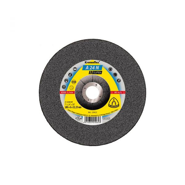 Зачистной круг Kronenflex Klingspor SUPRA A24N 125X6X22,23 (2922)