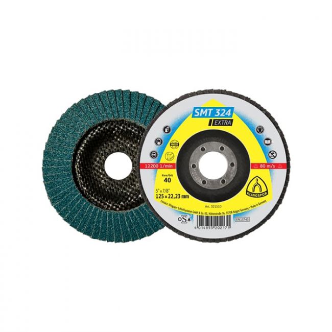 Круг пелюстковий шліфувальний Klingspor SMT 324 125мм x P80 (321514)