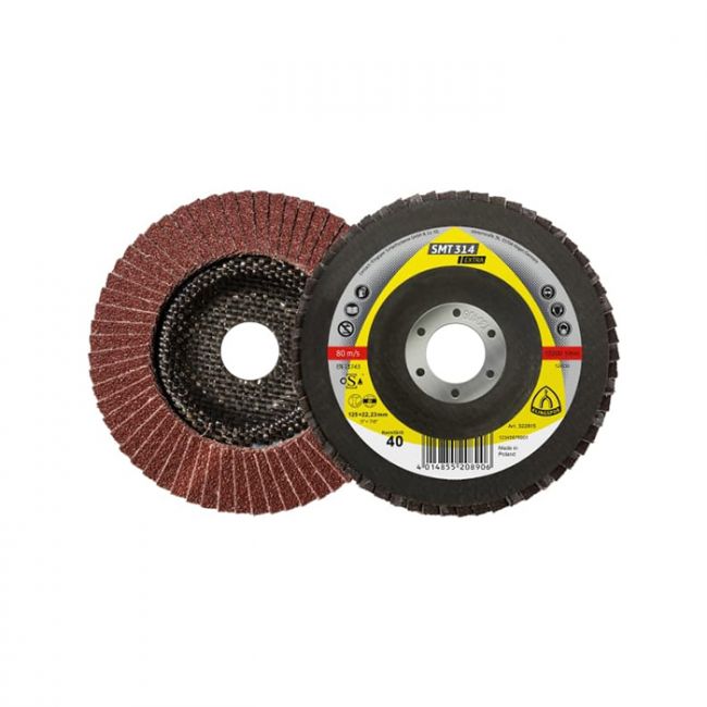 Круг пелюстковий шліфувальний Klingspor SMT 314 Extra 125мм х Р40 (322815)