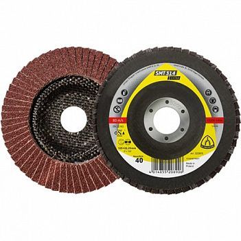 Круг лепестковый торцевой (КЛТ) Klingspor SMT314 CS355X P60 125X22,23 (322817)