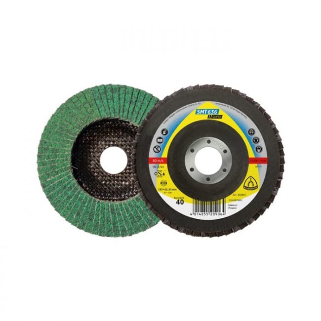 Круг лепестковый торцевой (КЛТ) Klingspor SMT636 CS451X P60 125X22,23 (322832)