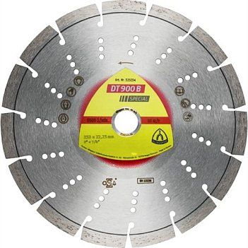 Алмазный отрезной круг Klingspor SPECIAL DT900B 230X2,6X22,23/15S/12 (325034)