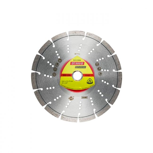 Алмазный отрезной круг Klingspor SPECIAL DT900B 230X2,6X22,23/15S/12 (325034)
