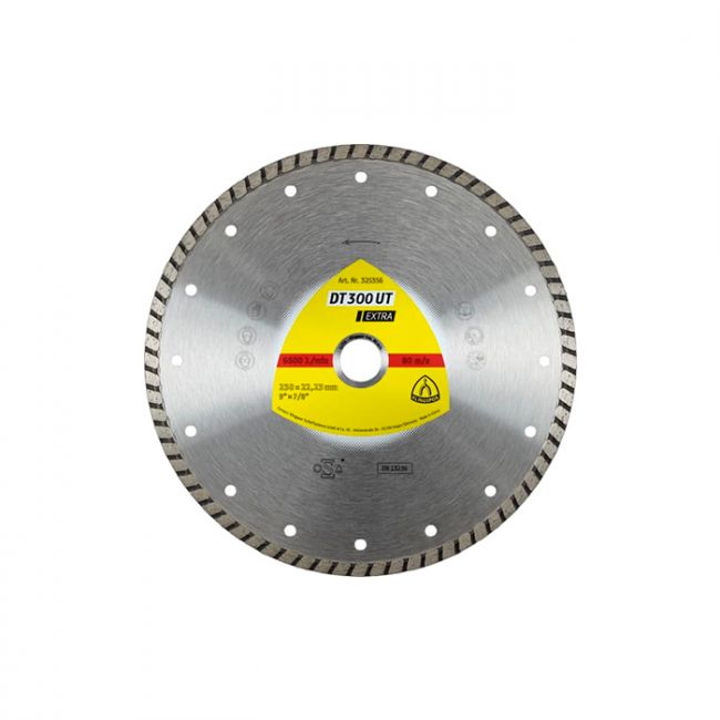Диск алмазний турбо Klingspor DT 300 UT Extra 230х2,5х22,23мм 1шт (325356)