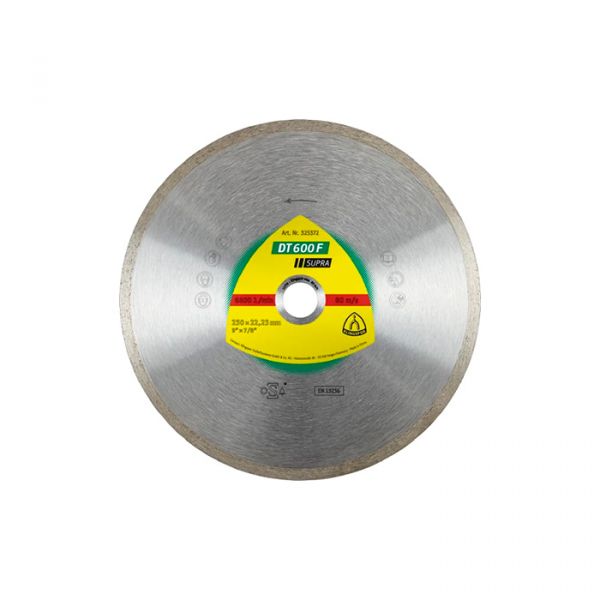 Алмазный отрезной круг Klingspor SUPRA DT600F 125X1,6X22,23/GR/7 (325369)